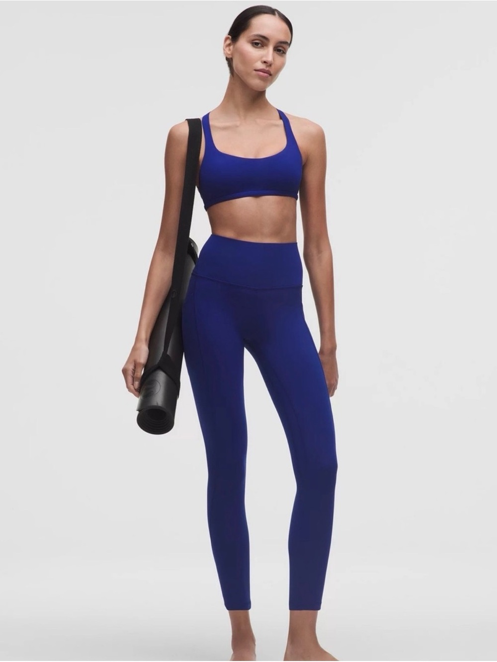 NWT Lululemon Align HR Pant 25” Pockets True Deep Sea Blue sz 6